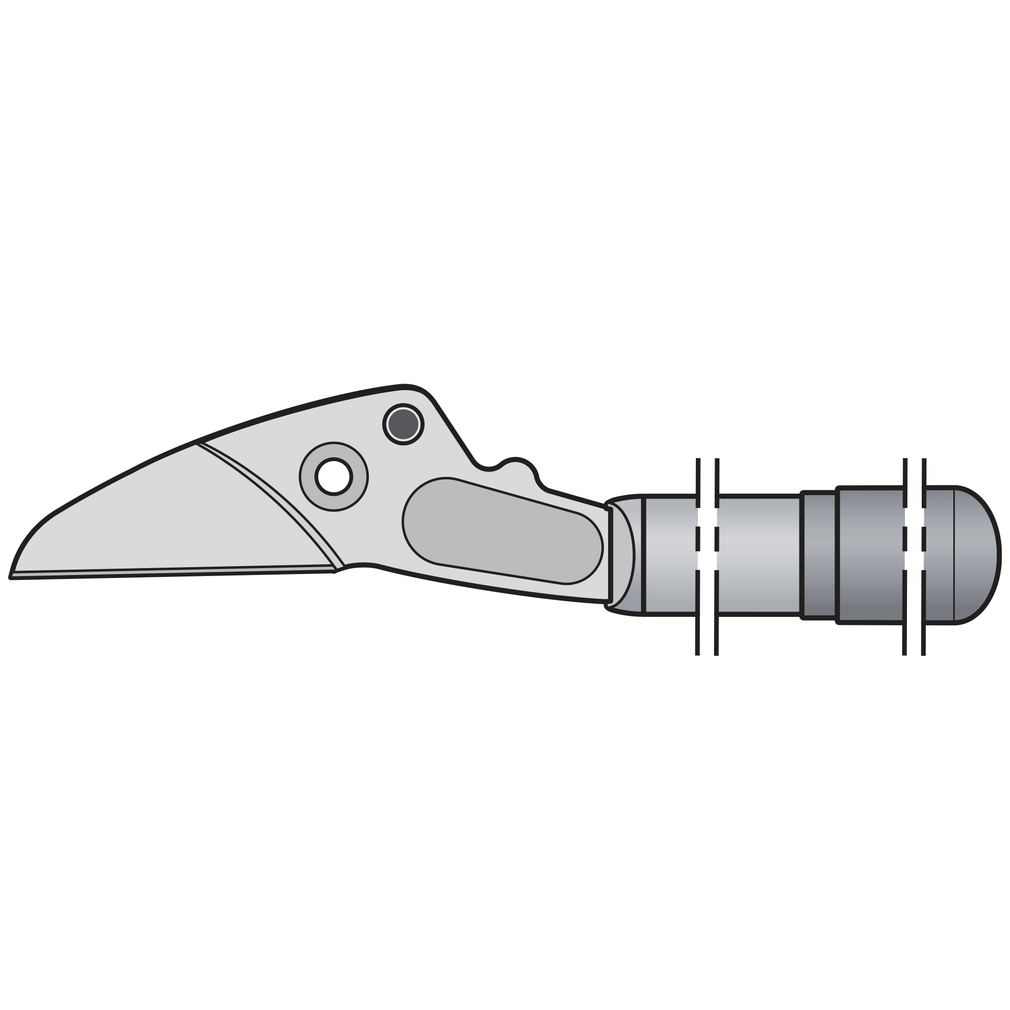 felco-230-1-poign-e-avec-lame-pi-ce-de-rechange image 1