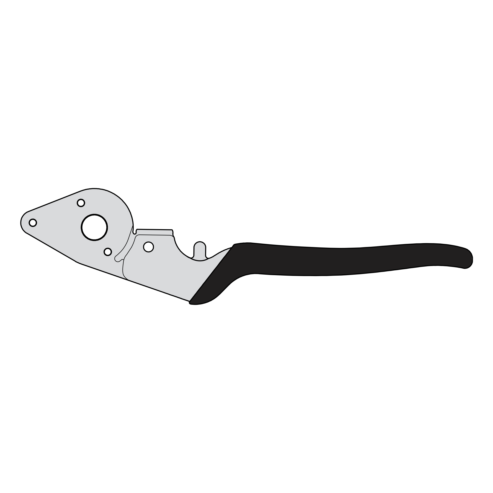 felco-14-1-jeu-de-poign-es-complet-sans-lame-pi-ce-de-rechange image 1