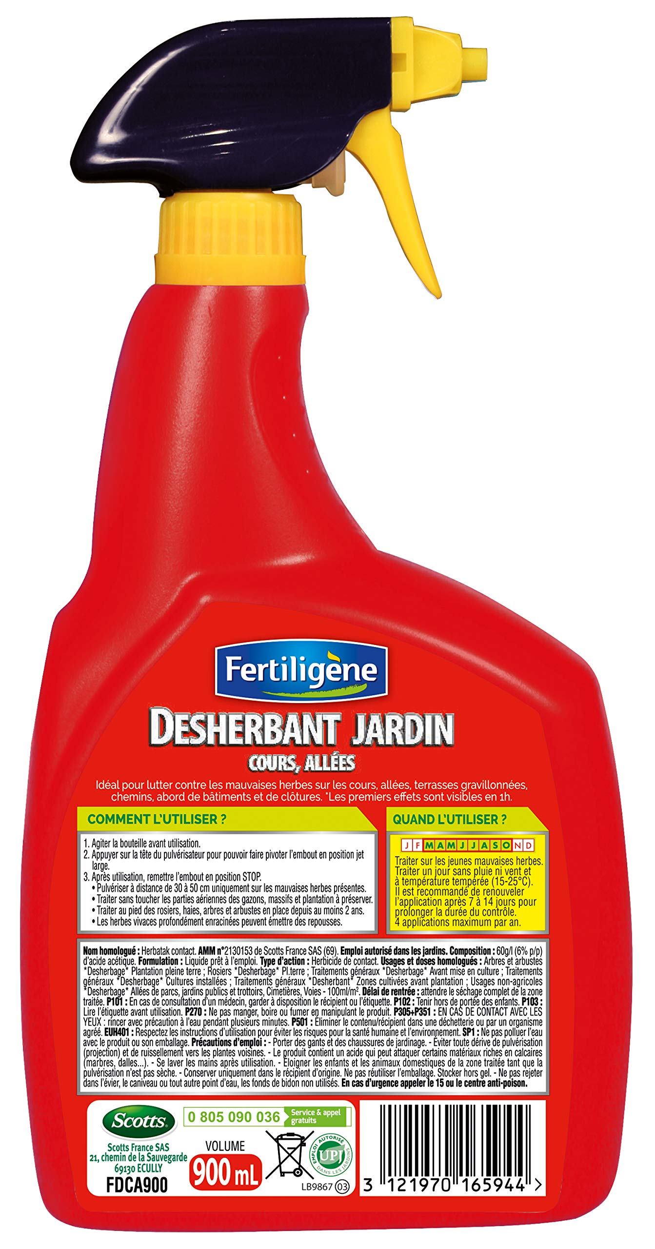 fertilig-ne-fdca900-d-sherbant-pulv-risateur-jardin-pr-t-l-emploi-900-ml image 2