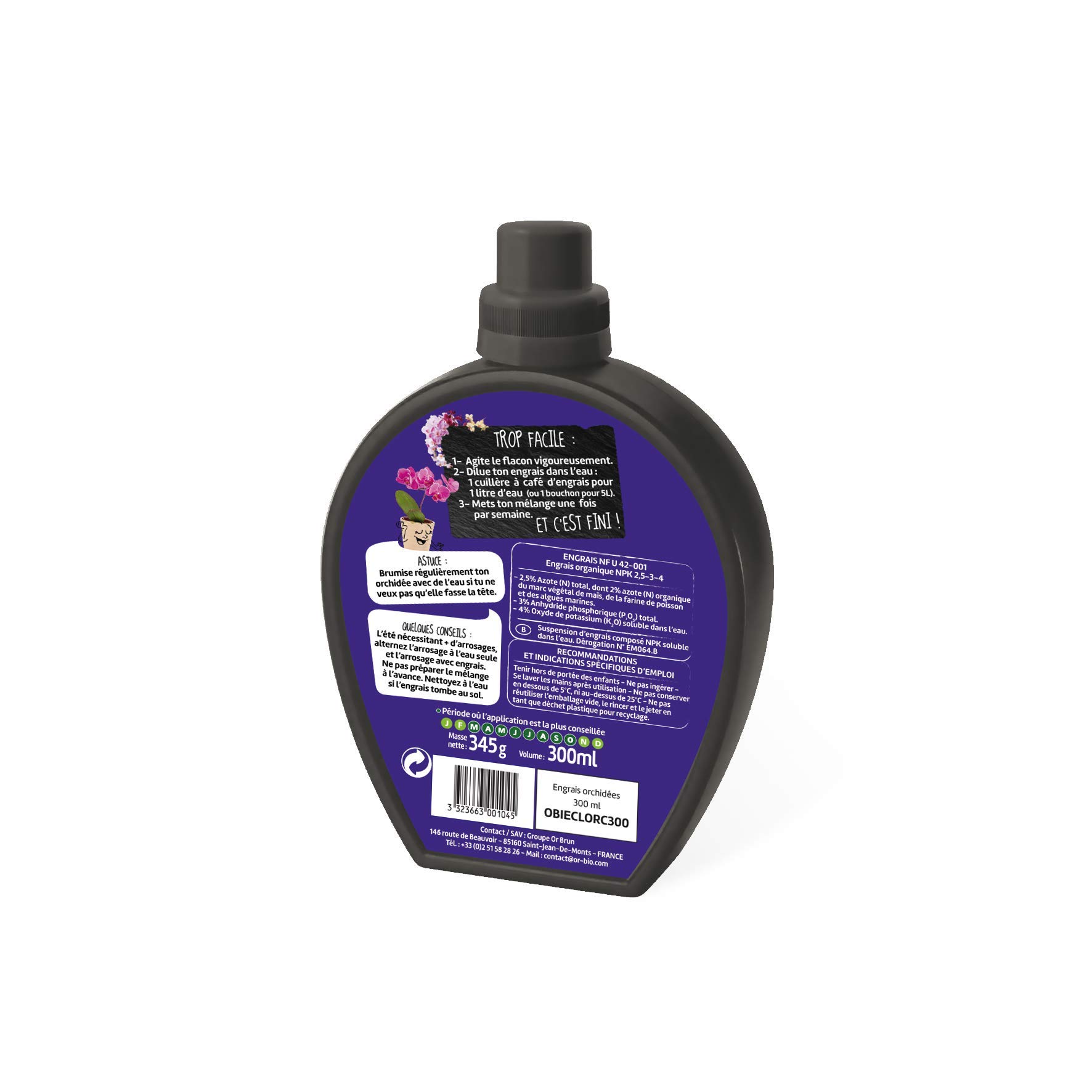 or-brun-or-activ-engrais-orchid-es-violet-liquide-300-ml image 2