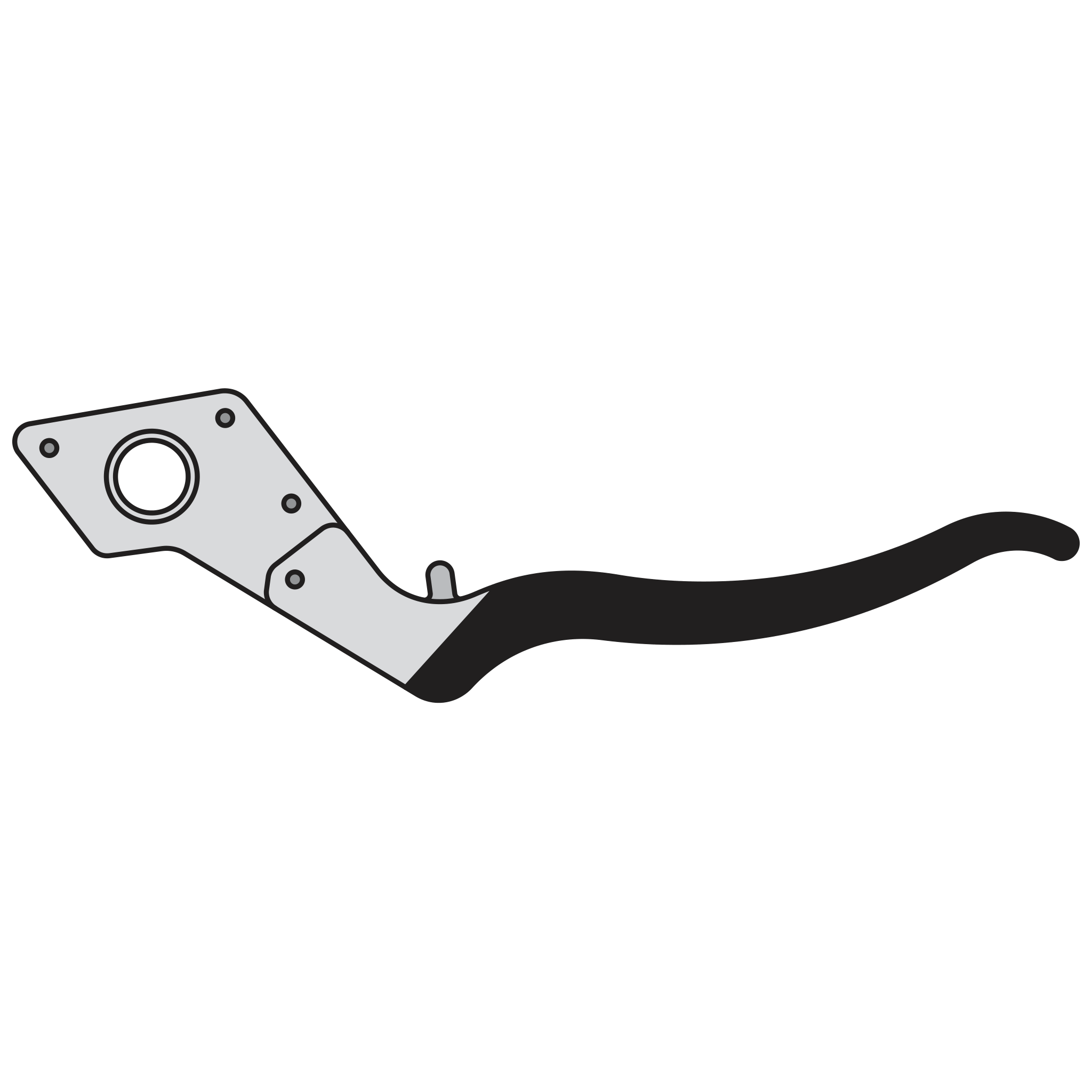 felco-30-1-ensemble-de-poign-e-complet-sans-lame-pi-ce-d-origine image 1