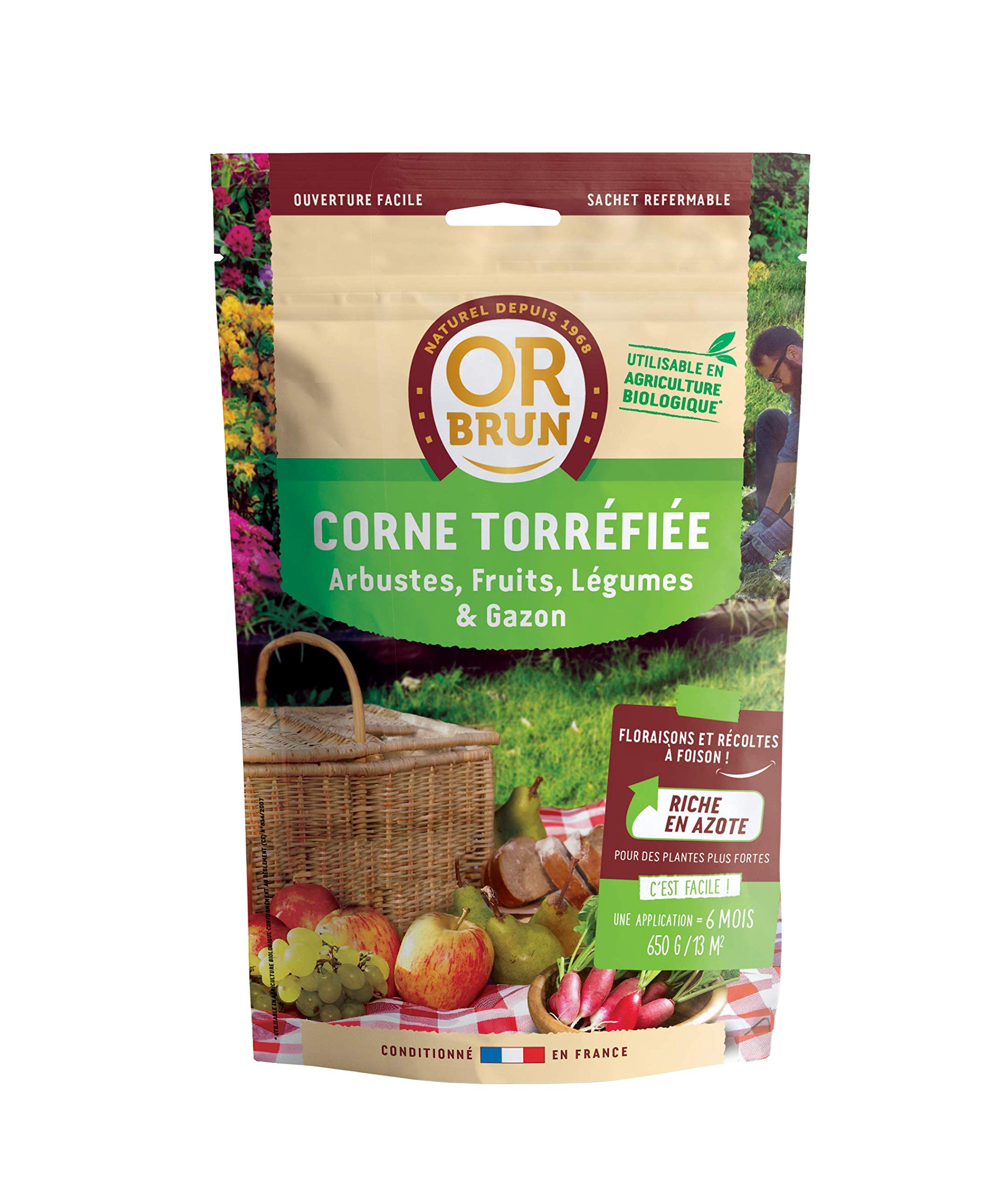 or-brun-corne-torr-fi-e-uab-650-g-l-authentique image 1
