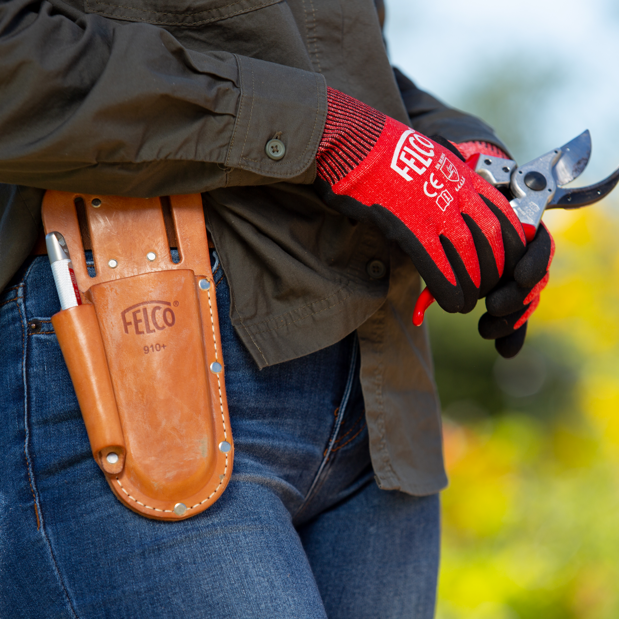 felco-910-tui-en-cuir-pour-s-cateur-avec-emplacement-aff-teur image 3