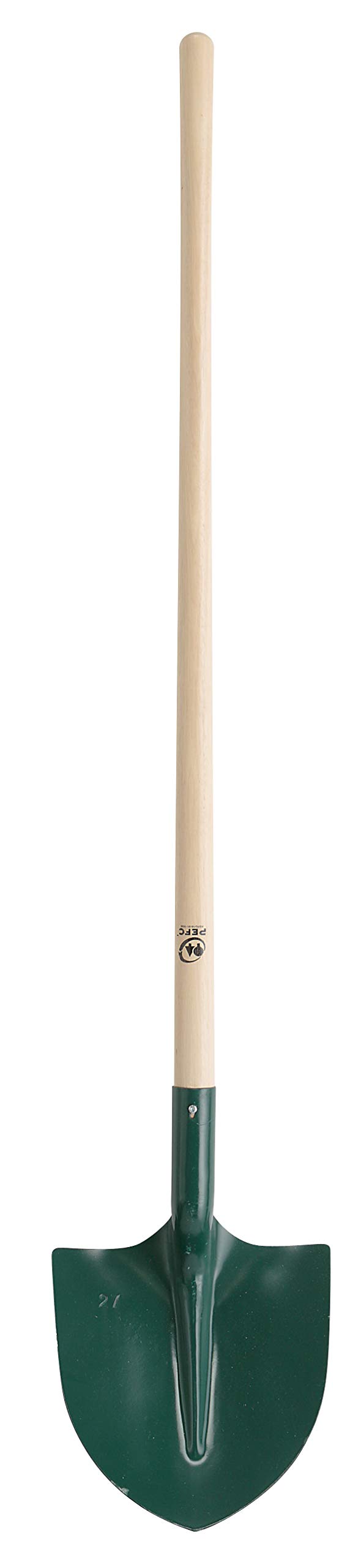 leborgne-pelle-ronde-t-le-27-cm-manche-bois-110-cm image 3
