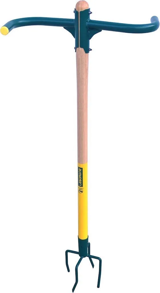 leborgne-rotogrif-naturovert-griffe-rotative-4-dents-manche-bois-pefc image 1