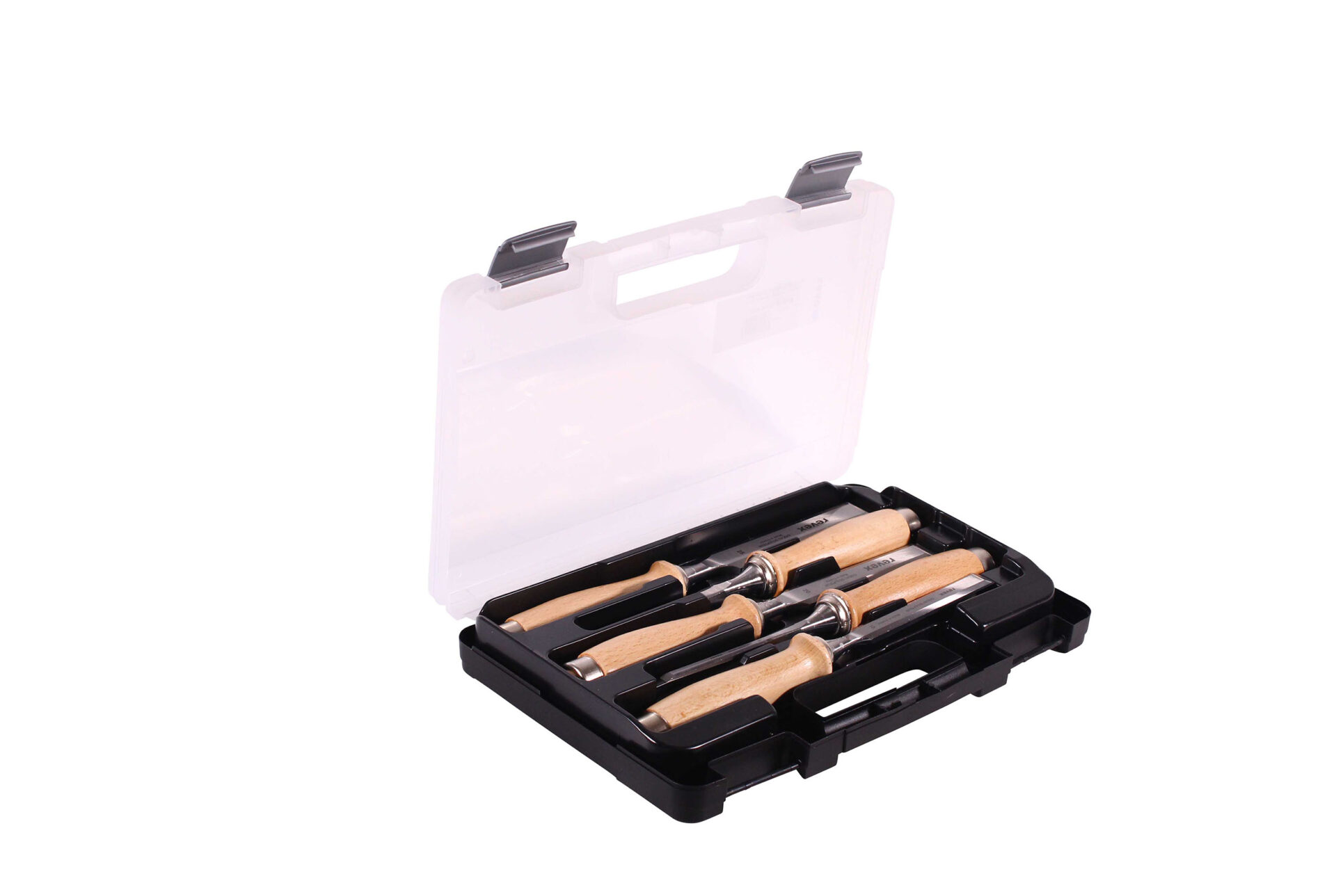 revex-5-ciseaux-de-sculpteur-les-authentiques-coffret-bois image 1