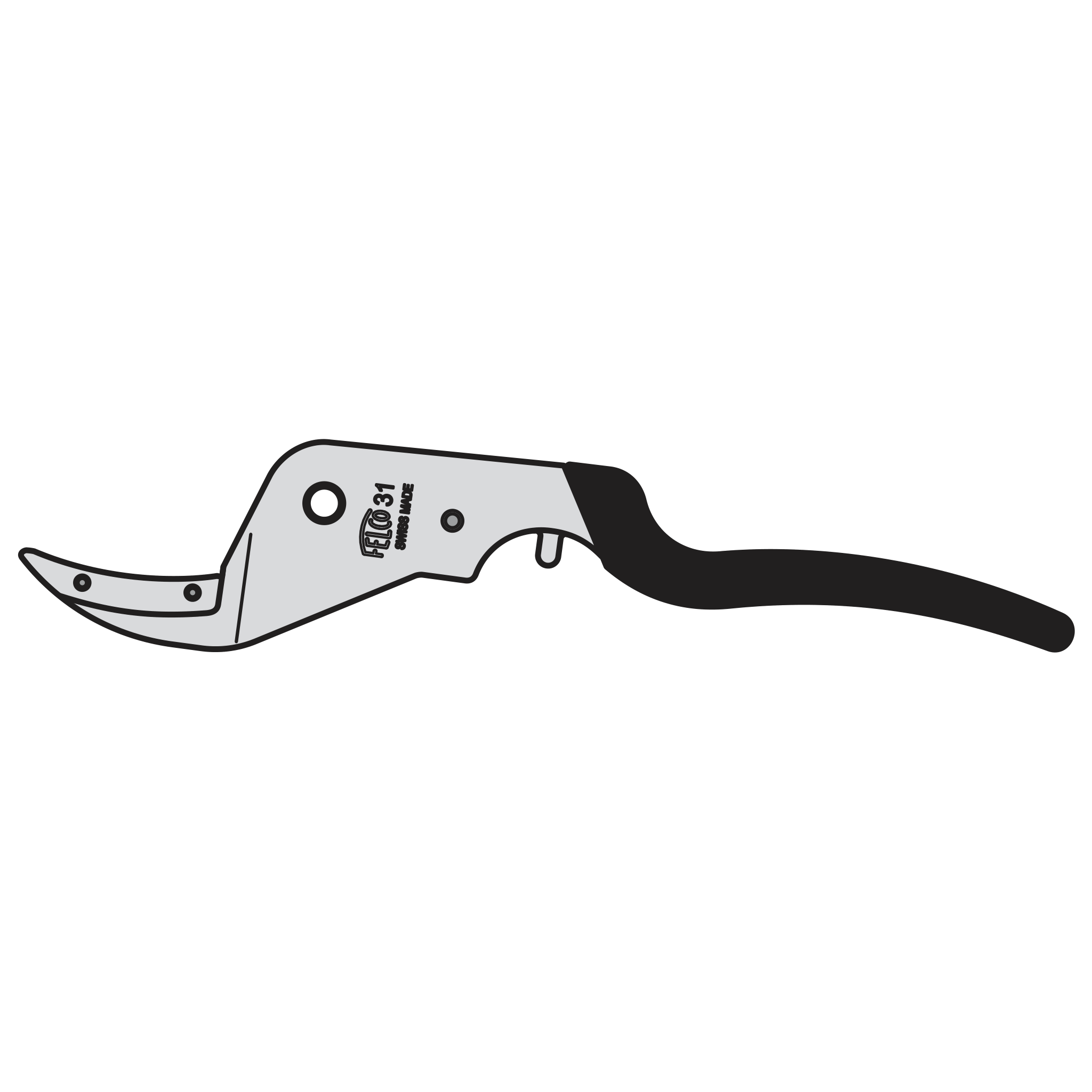 felco-31-2-jeu-de-poign-es-complet-sans-enclume-pi-ce-d-origine image 1
