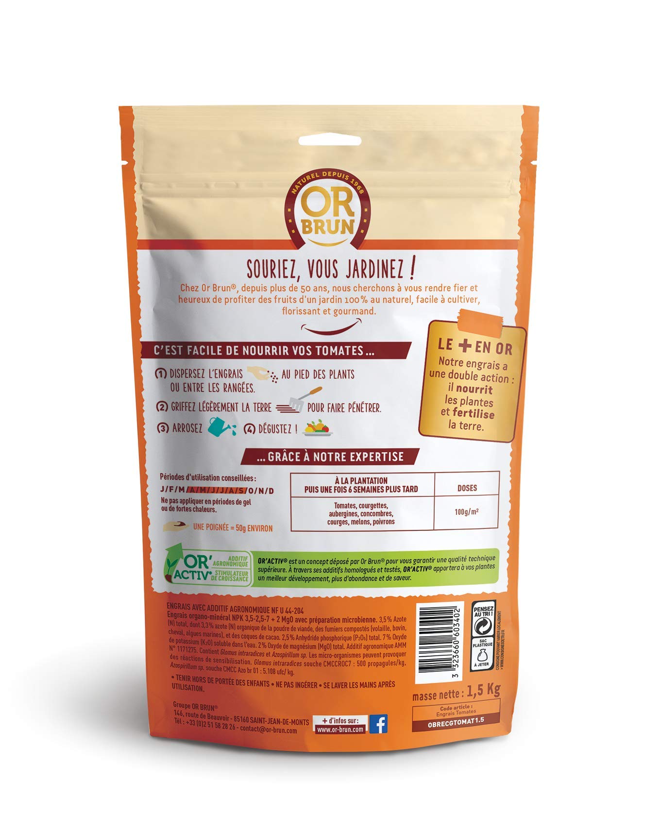 or-brun-engrais-tomates-or-activ-1-5-kg-agriculture-biologique image 2
