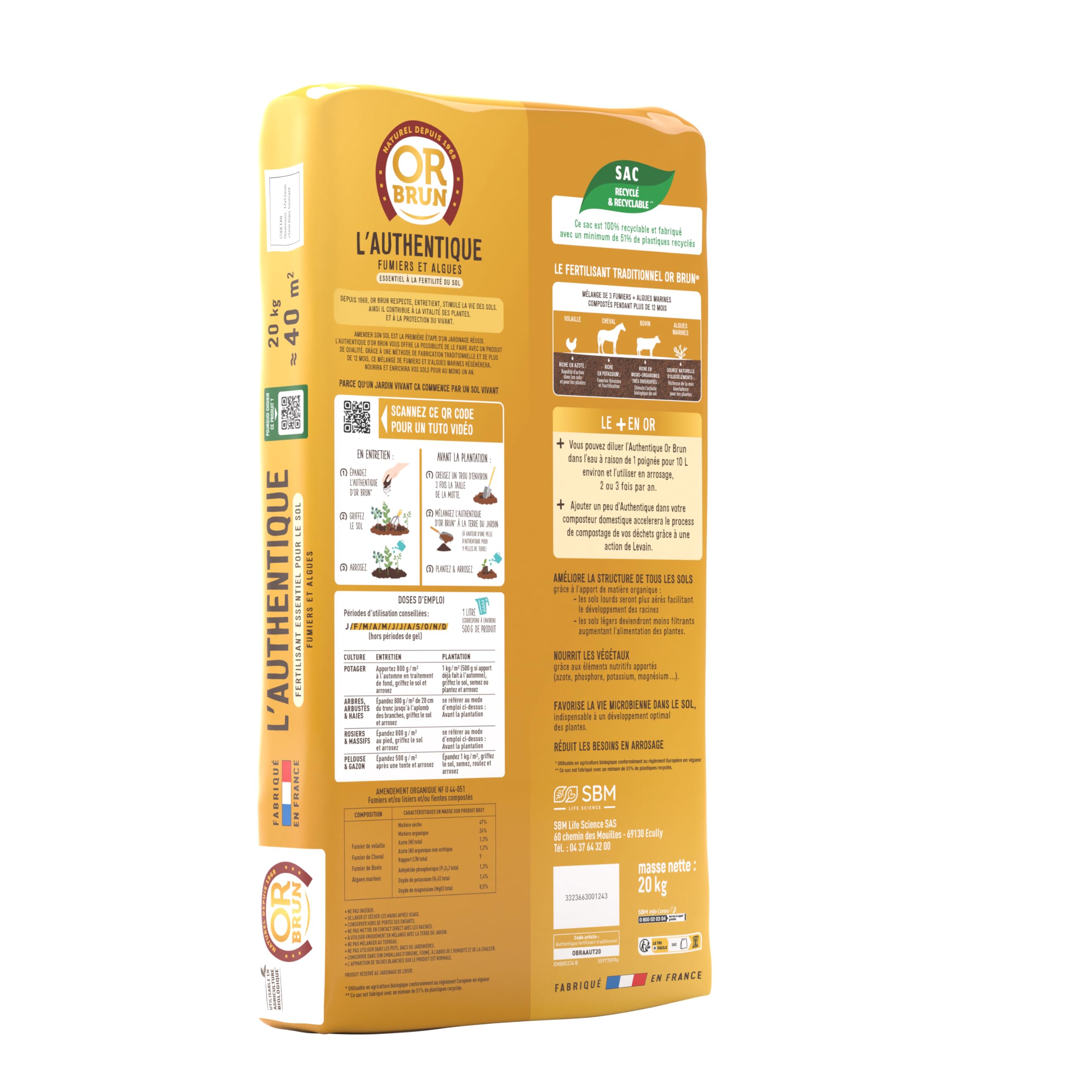 or-brun-authentique-fertilisant-amendement-organique-20-kg image 2