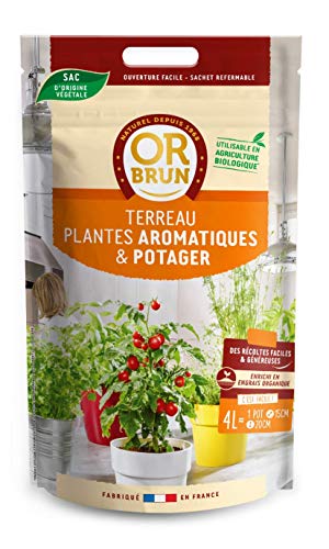 or-brun-terreau-potager-et-aromatiques-4-l-tourbe-et-fibre-de-coco-certifi-ecoce image 7