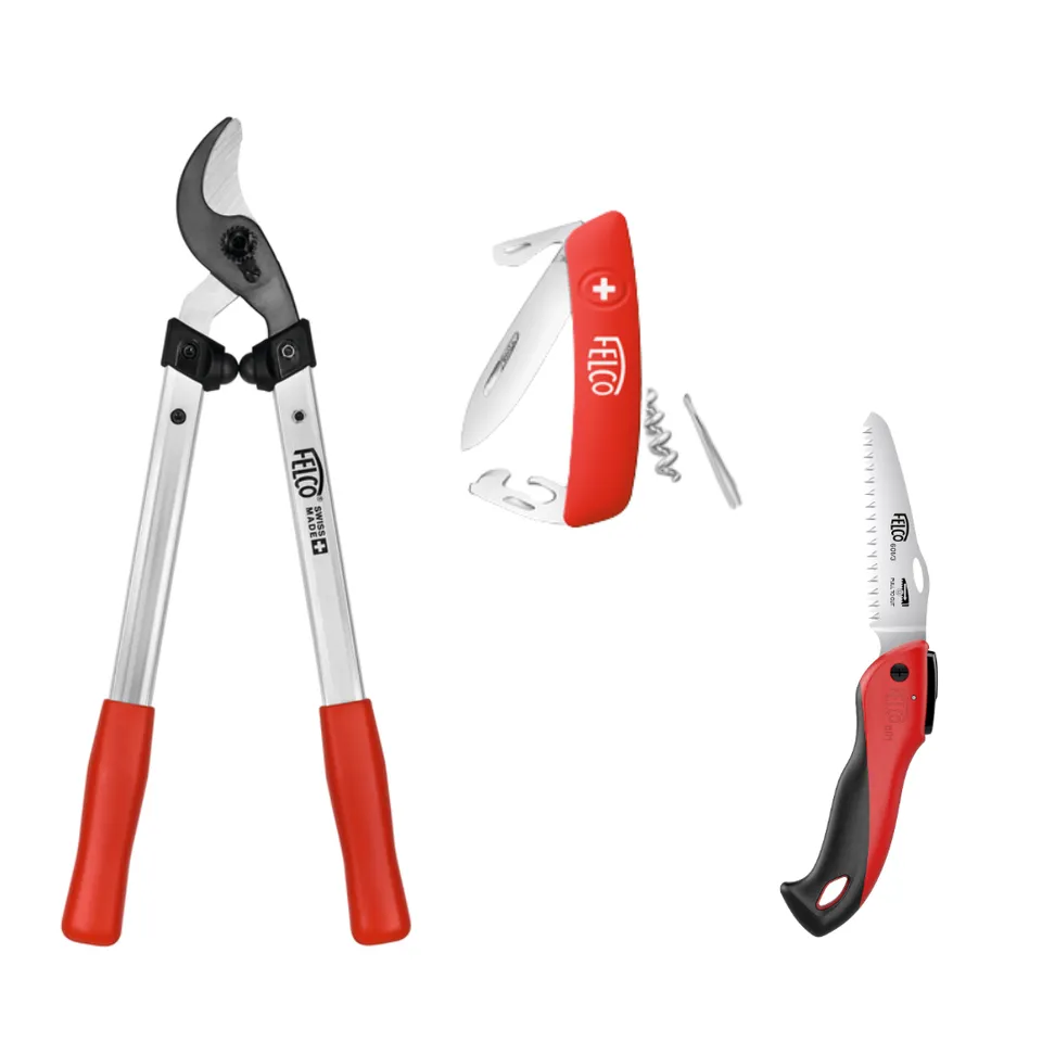 felco-le-pionnier-kit-3-outils-brancheur-211-50-scie-601-couteau-503 image 1