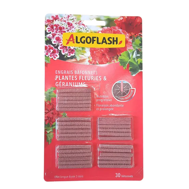algoflash-engrais-g-raniums-et-plantes-fleuries-longue-dur-e-30-b-tonnets image 1
