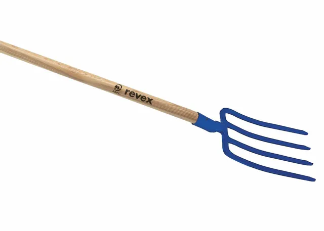 revex-fourche-b-cher-4-dents-triangle-pro-outil-forg-les-40cm image 1