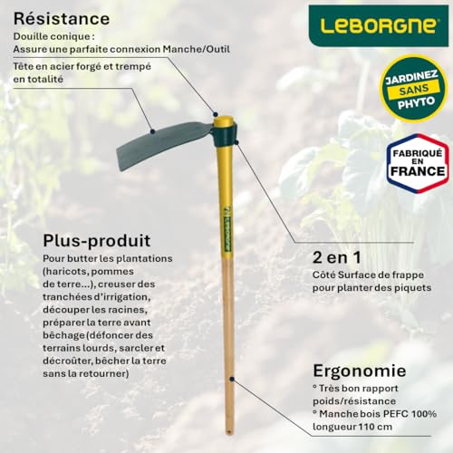 leborgne-houe-duopro-12-cm-manche-110-cm-364121-acier-forg-2-outils-en-1 image 8