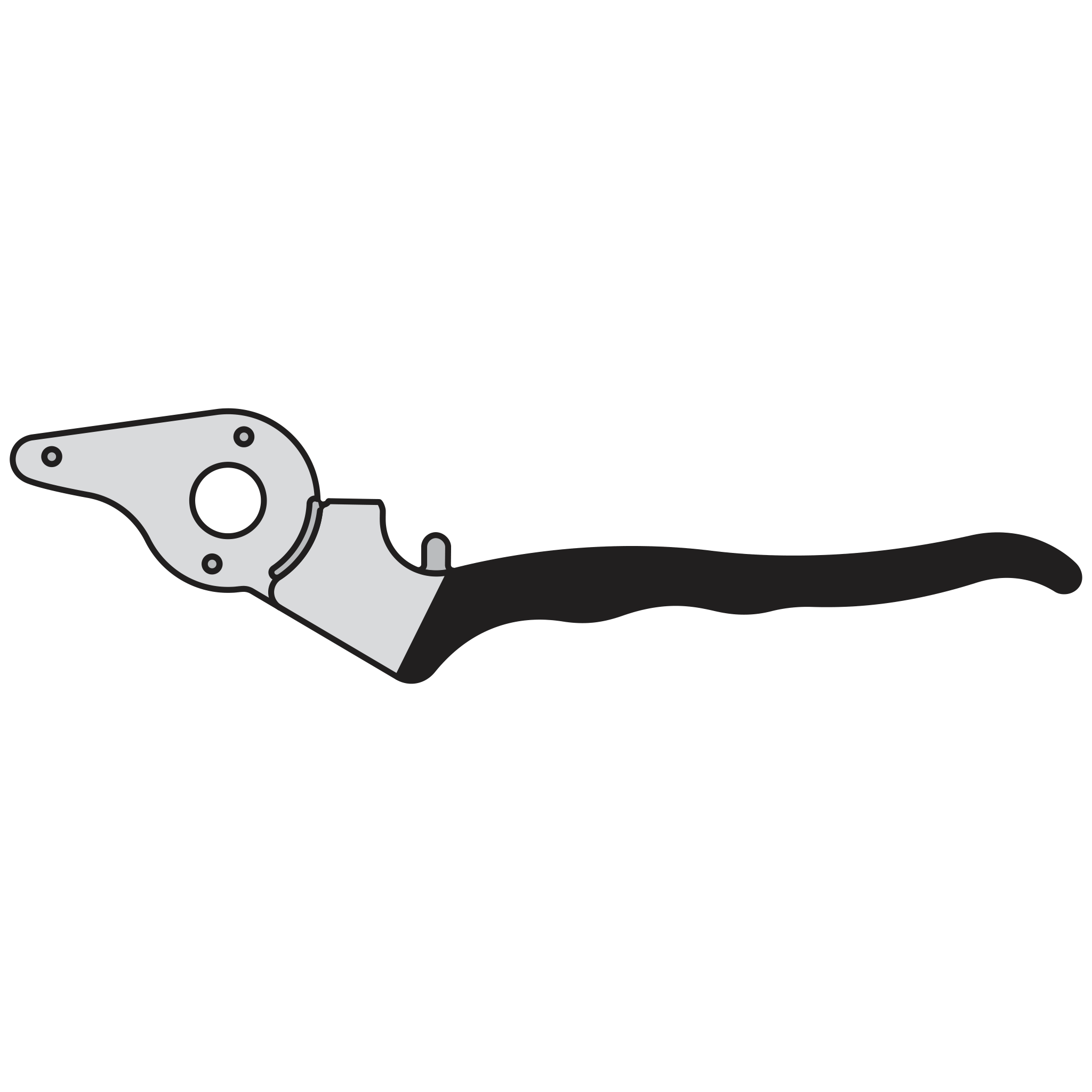felco-4-1-jeu-de-poign-es-complet-sans-lame-pi-ce-d-tach-e image 1