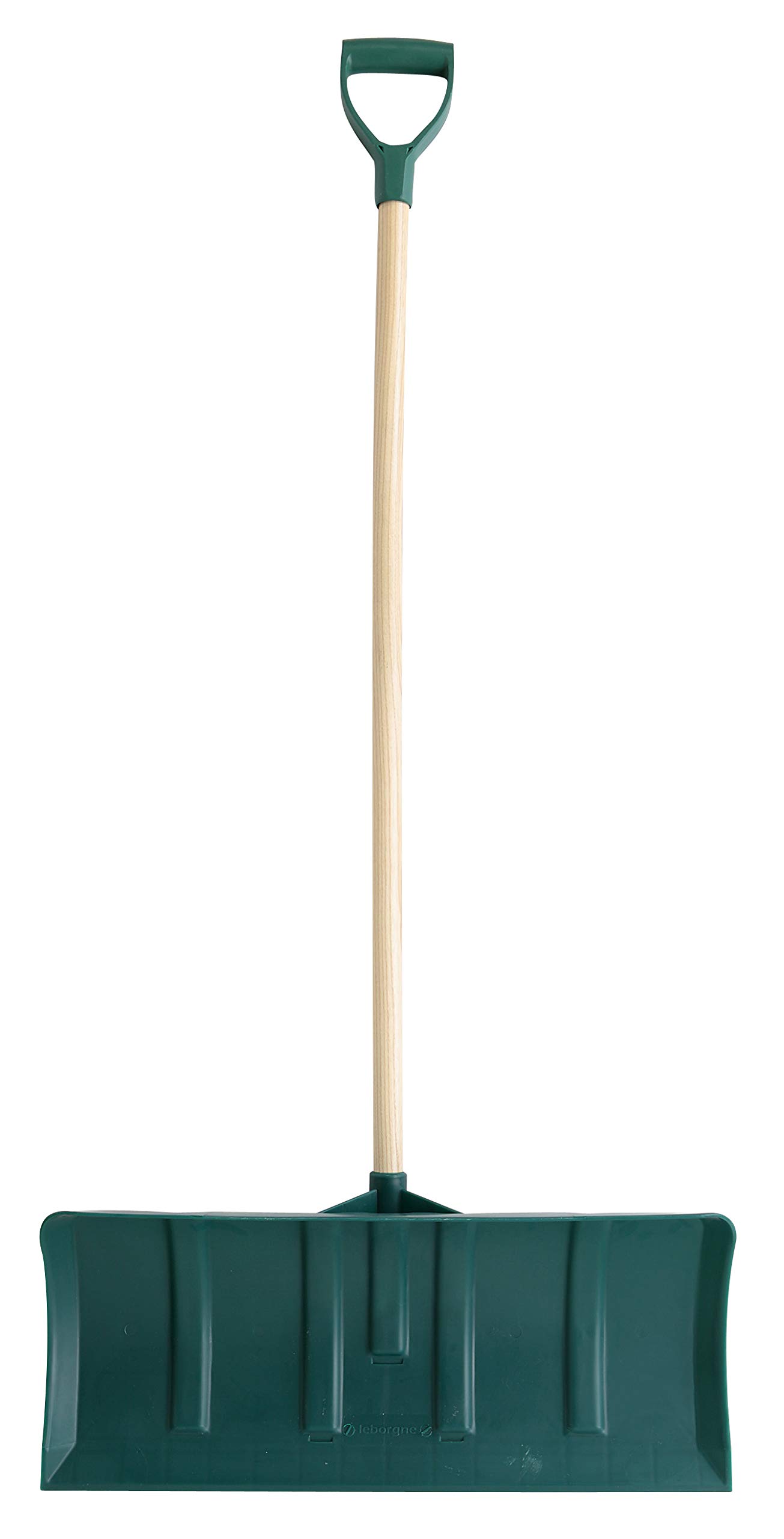 leborgne-poussoir-neige-et-grains-polym-re-65-cm-manche-bois-130-cm-poign-e-d image 1