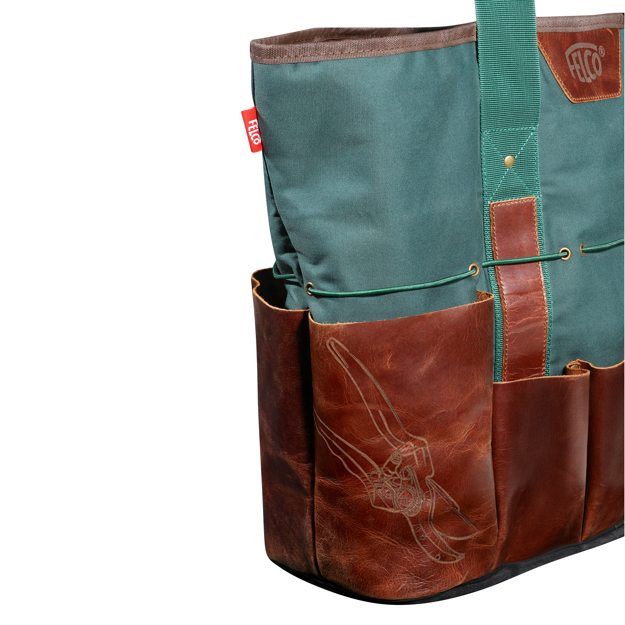 felco-481-sac-de-jardinage-toile-coton-et-cuir-porte-outils image 2