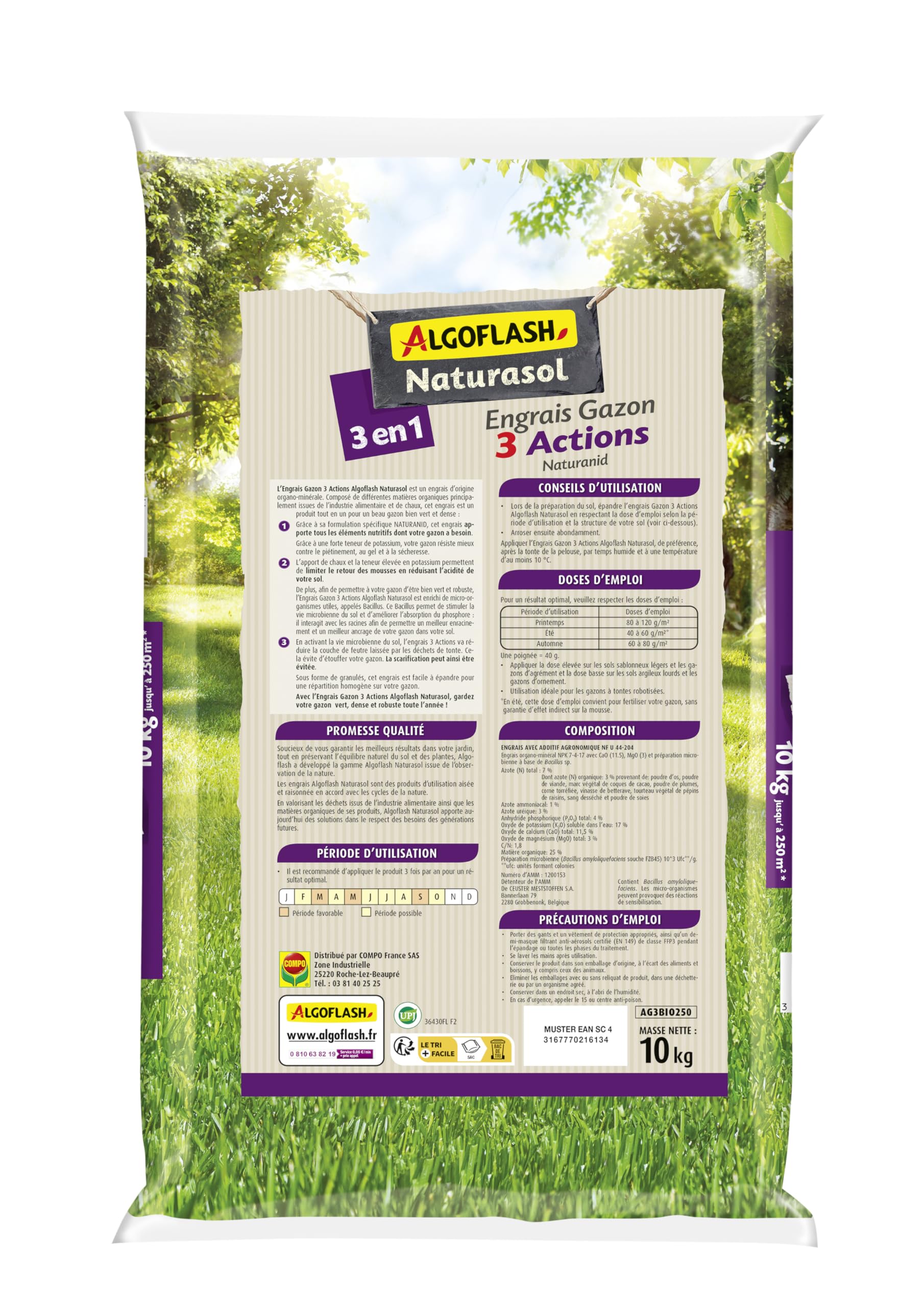 algoflash-naturasol-engrais-gazon-3-actions-10-kg-ag3bio250 image 2