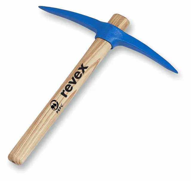 revex-martelette-2-pics-pioche-de-jardin-forg-e image 1