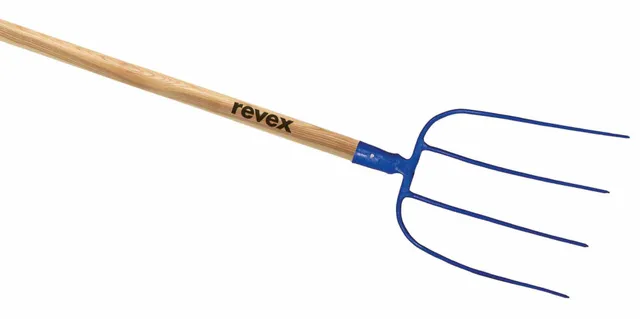 Revex Fourche à charger 4 dents 40 cm - Outil forgé