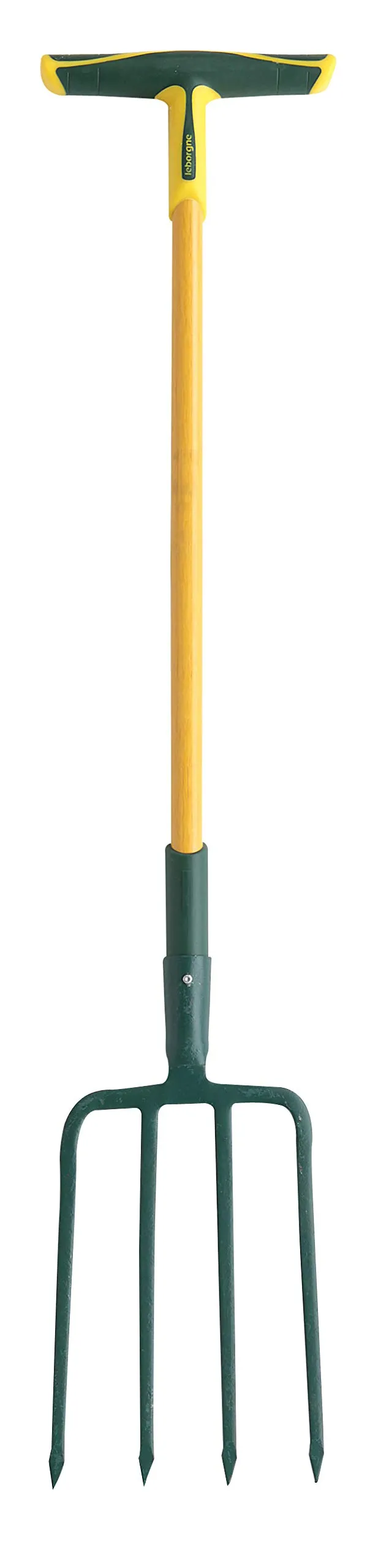 leborgne-fourche-b-cher-4-dents-carr-es-30-cm-manche-b-quille-fibre-inox image 1