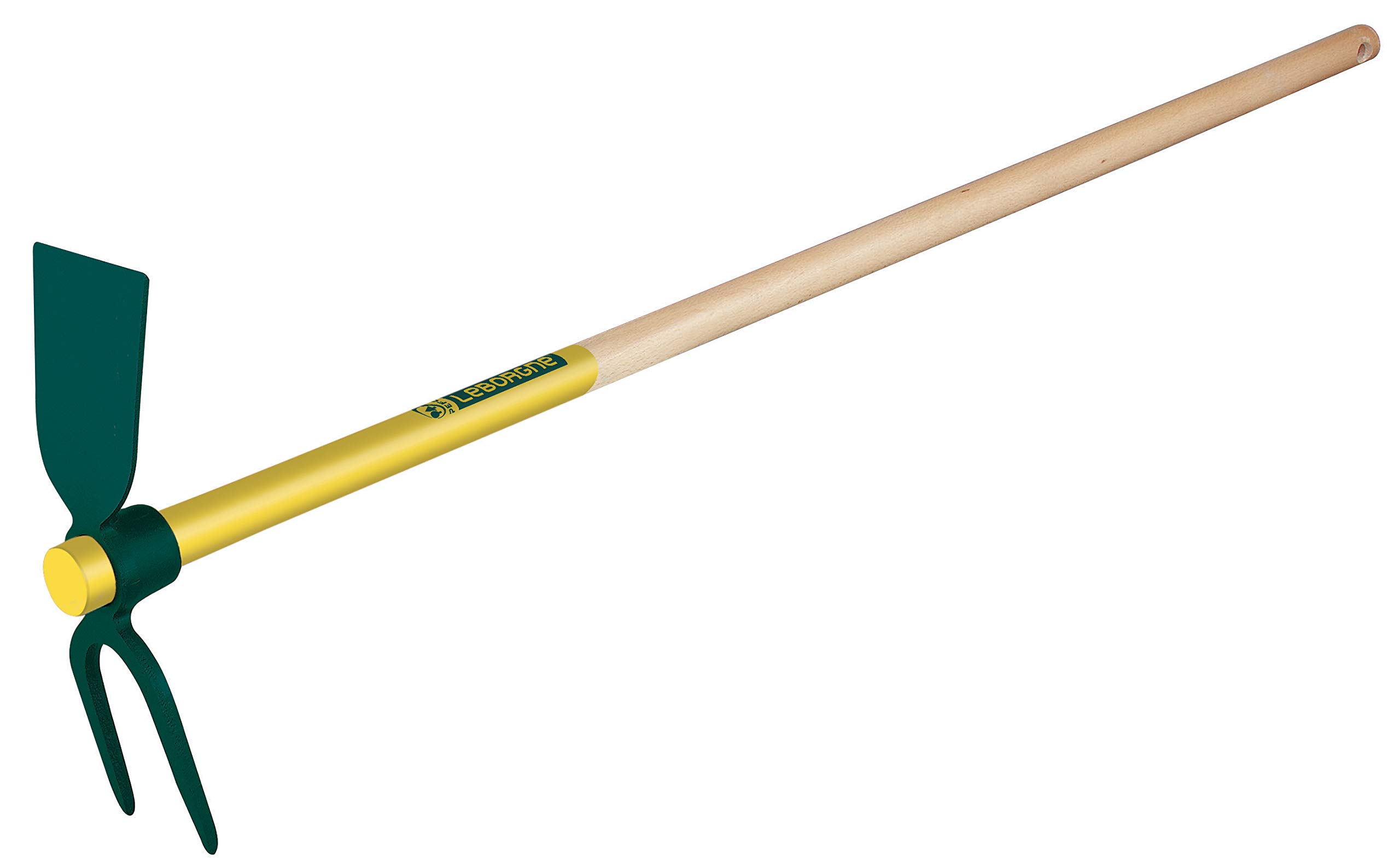 leborgne-serfouette-forg-e-panne-et-fourche-35-cm-310341-manche-bois image 2