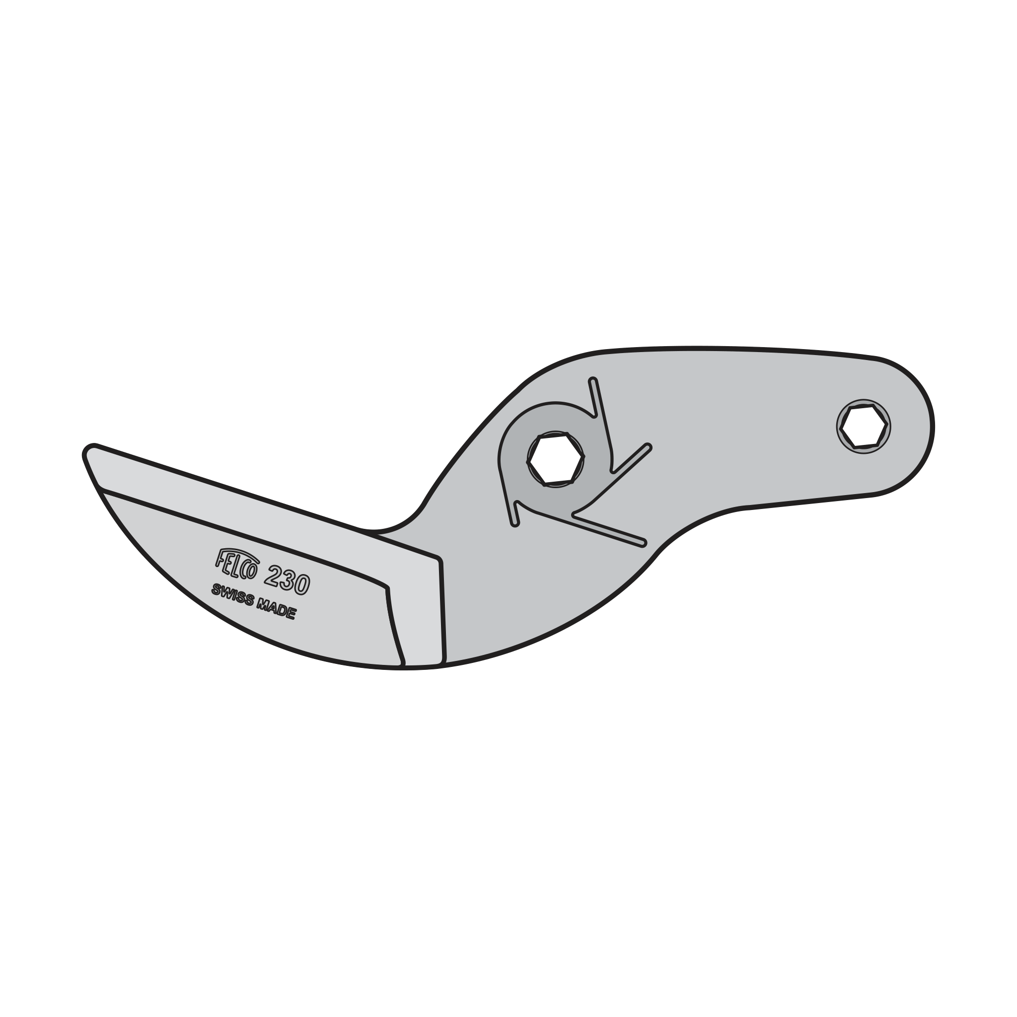 felco-230-4-enclume-avec-crous-pi-ce-de-rechange-pour-s-cateur-felco-230 image 1