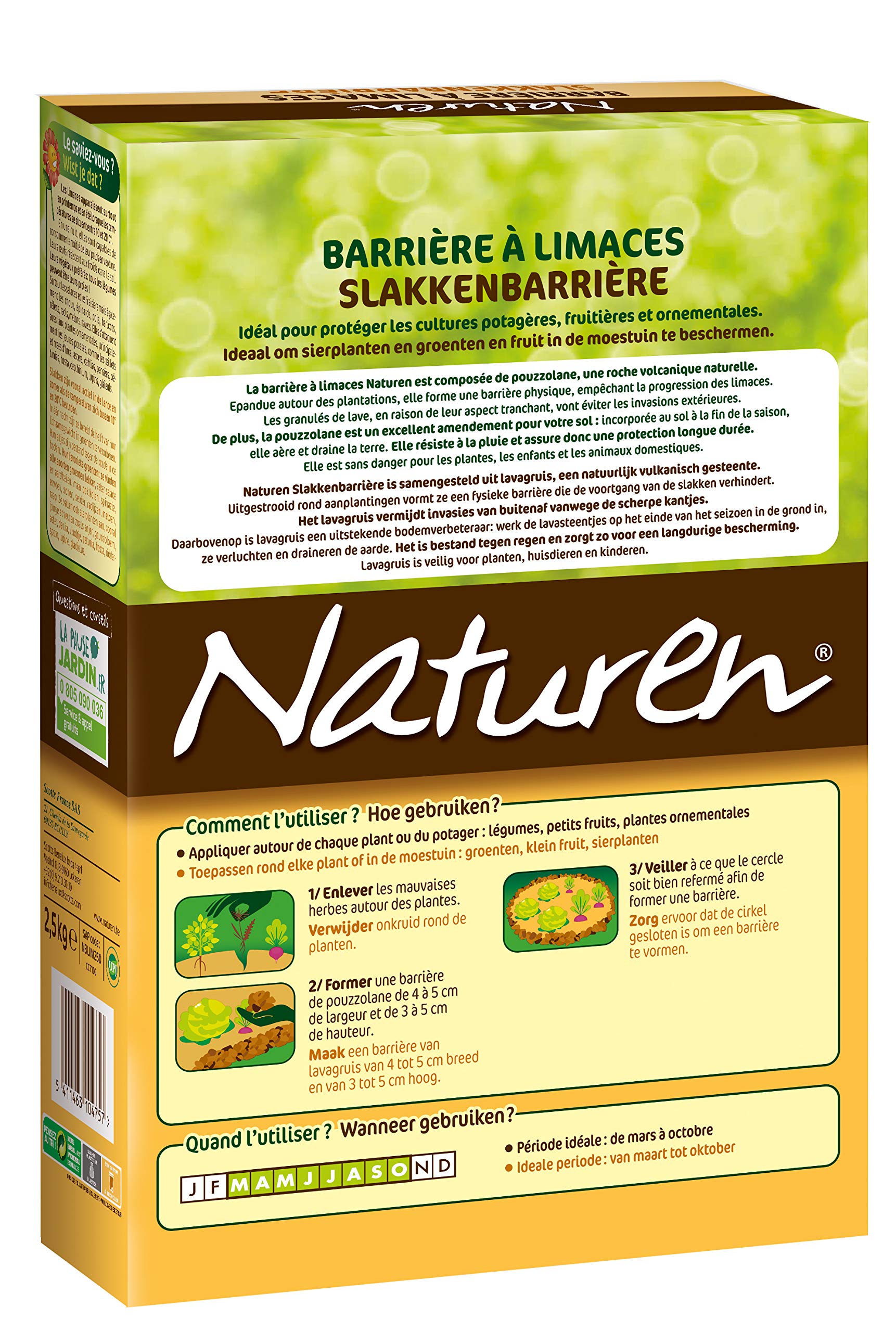 fertilig-ne-naturen-barri-re-limaces-granul-s-pouzzolane-2-5-kg image 2
