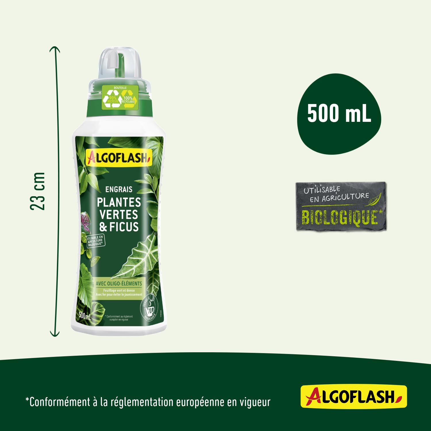 algoflash-engrais-liquide-plantes-vertes-et-ficus-500-ml-uab image 4